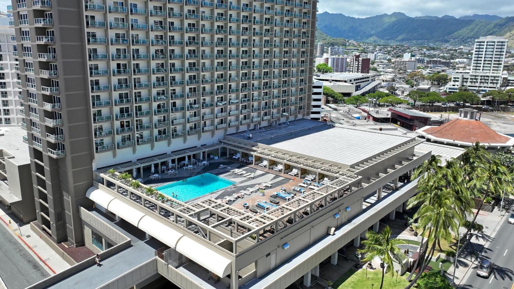 Ocean View Room At Ala Moana Fees Include Honolulu Bagian luar foto